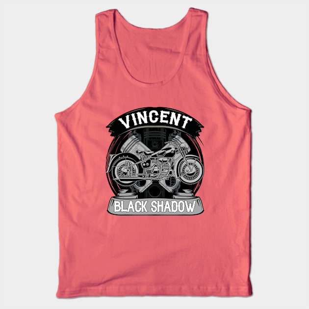 VINCENT BLACK SHADOW Tank Top by theanomalius_merch